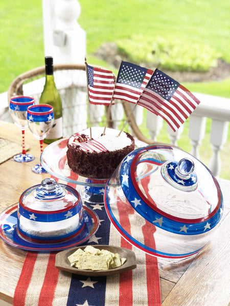 Stars & Stripes Cheese Dome – Golden Hill Studio